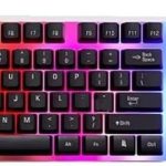 كيبورد العاب سلكية بالوان الفضاء اللوني RGB من جاما، موديل GX-90